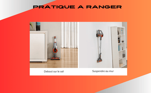 Nordvac H75 Aspirateur Balai Sans Fil a main Puissant Anti