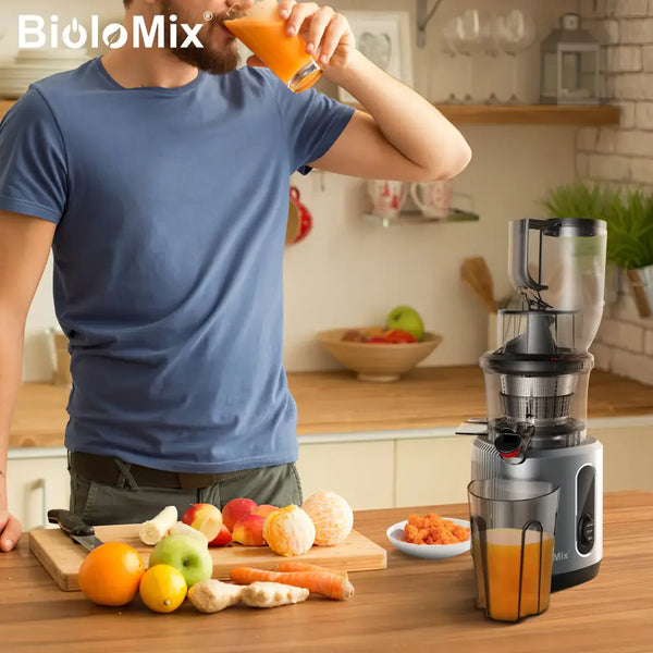 BioloMix Extracteur de Jus à Mastication Lente Mixeur