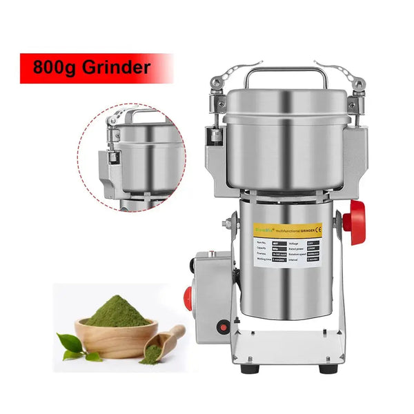 BioloMix Machine de Broyage Grains café et aliments secs