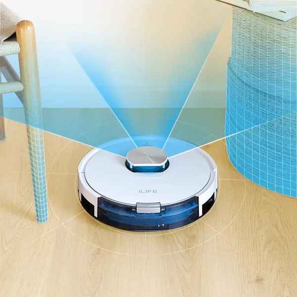 L100 Robot Aspirateur Laveur de sol Connecté WIFI App