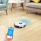 L100 Robot Aspirateur Laveur de sol Connecté WIFI App