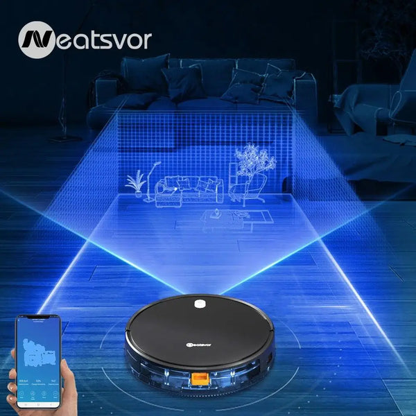 NEATSVOR X520 Robot Aspirateur Laveur Connecté Puissant